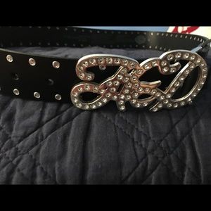 Harley belt with bling